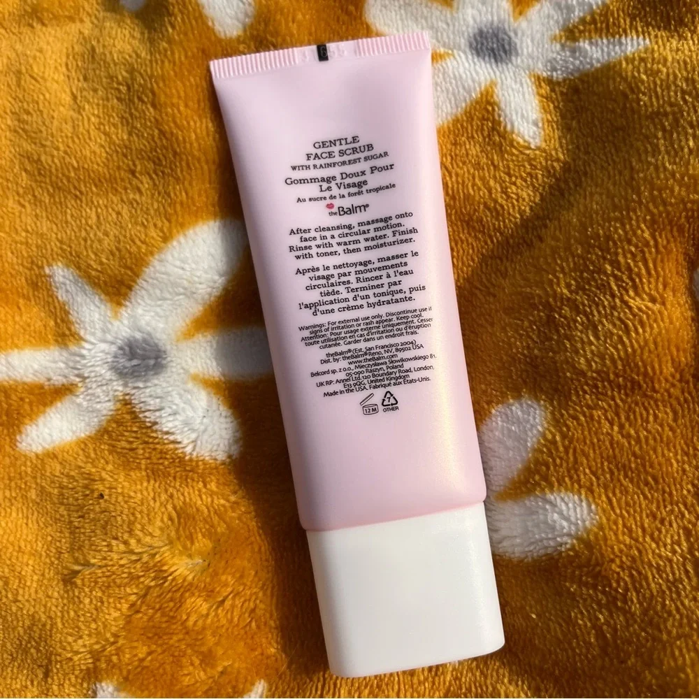 New NIB theBalm Rainforest Sugar Gentle Face Scrub To The Rescue Skincare